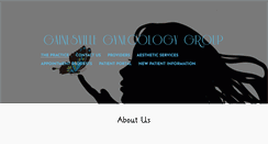 Desktop Screenshot of gainesvillegynecology.com